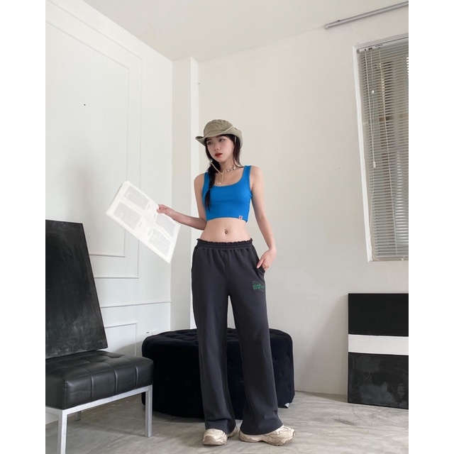 Quần dài nỉ ống rộng MONÁ - BOBBI