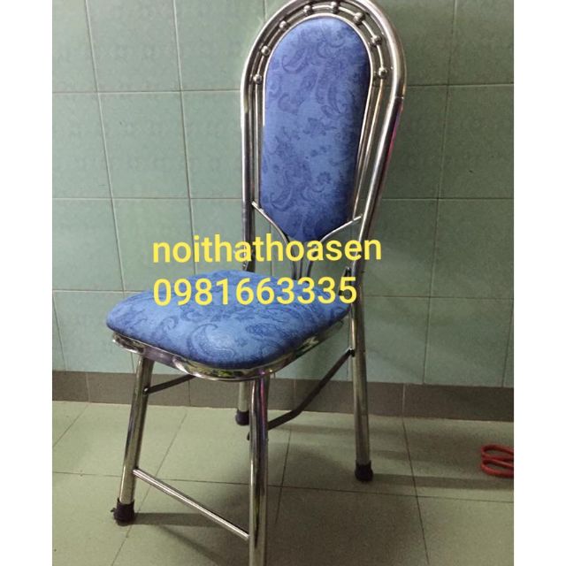 Ghế inox xếp được