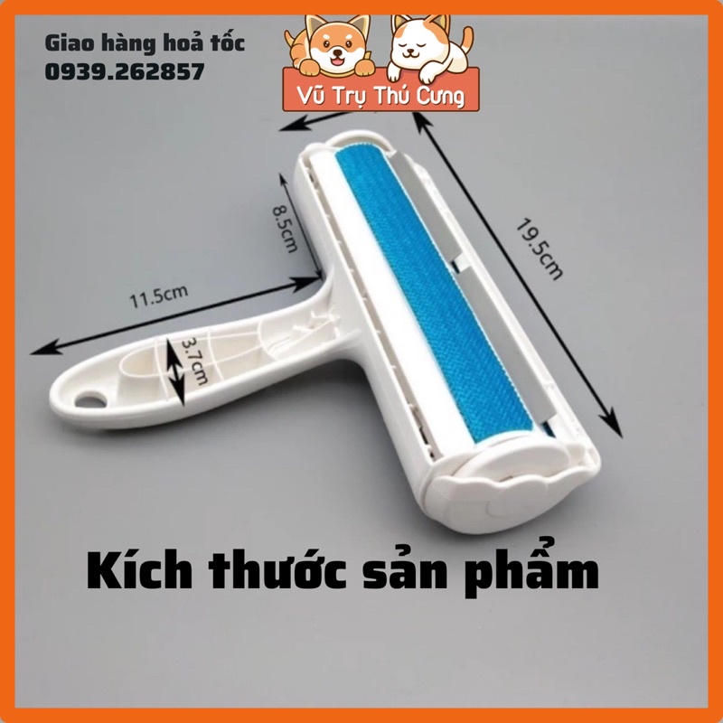 Cây lăn lông tĩnh điện, lăn bụi quần áo, bụi sofa, vệ sinh giường nệm