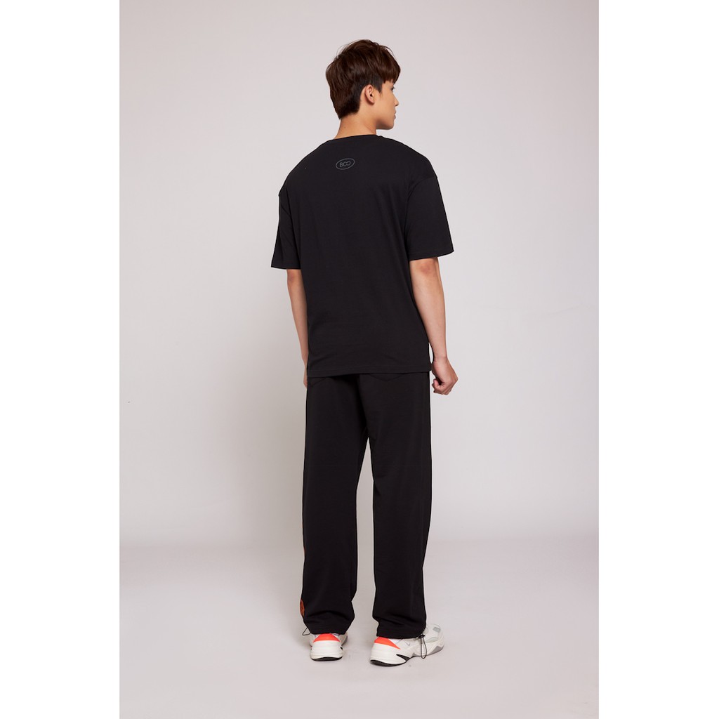 Áo Thun BOO Nam  Dáng Rộng Loose 100% Cotton Cao Cấp In Viền Túi Ngực Độc Đáo