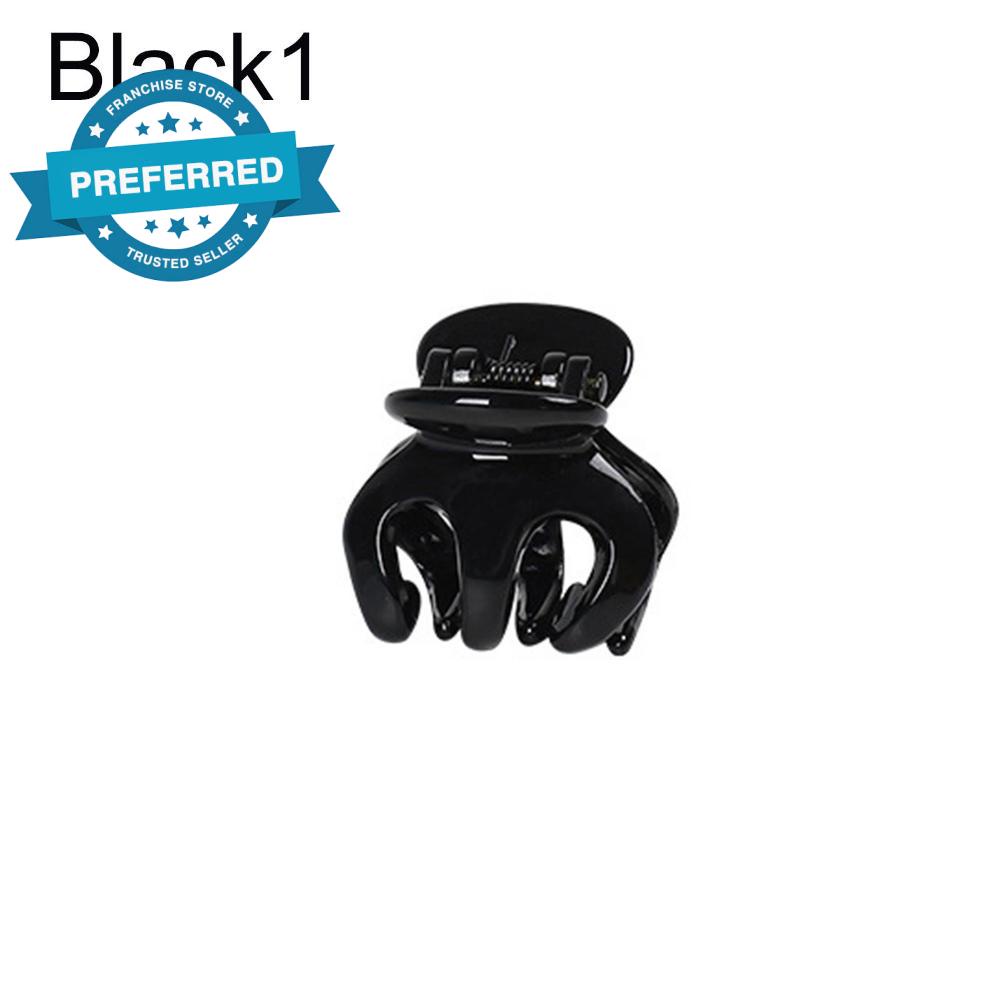 1 Kẹp Tóc Hình Cá Mập Mini Màu Trơn Phong Cách Hàn Quốc Dễ Thương H6J1