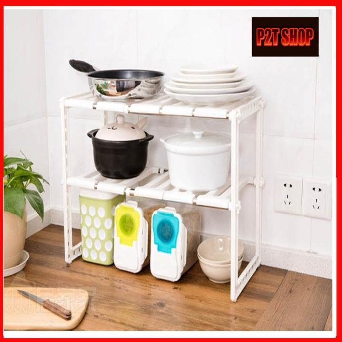 KỆ GẦM BẾP ĐỂ XONG NỒI DỤNG CỤ NHÀ BẾP ĐIỀU CHỈNH ĐỘ DÀI TÙY Ý