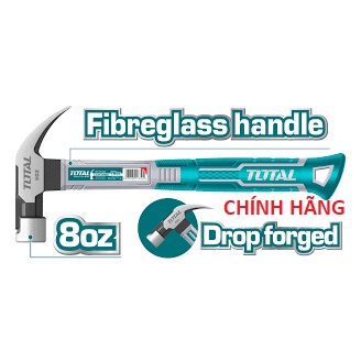 ĐỒ NGHỀ TOTAL Búa nhổ đinh 220g—>450gTHTM7386D - THTCH0086 - THTCH0166