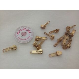 Set 10 cái Đầu khóa kéo dây kéo đồng răng 5