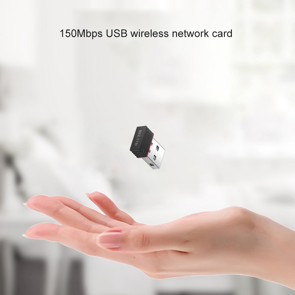 Thẻ Mạng WiFi Realtek 8188EUS 150Mbps Cổng USB Mini Wi-Fi 802.11n
