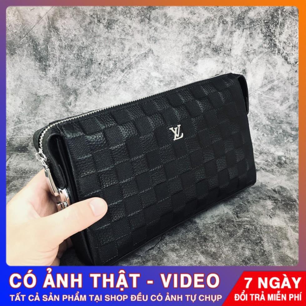Ví Cầm Tay Nam Da Thật.Clutch Nam khoá số Hàng Cao Cấp