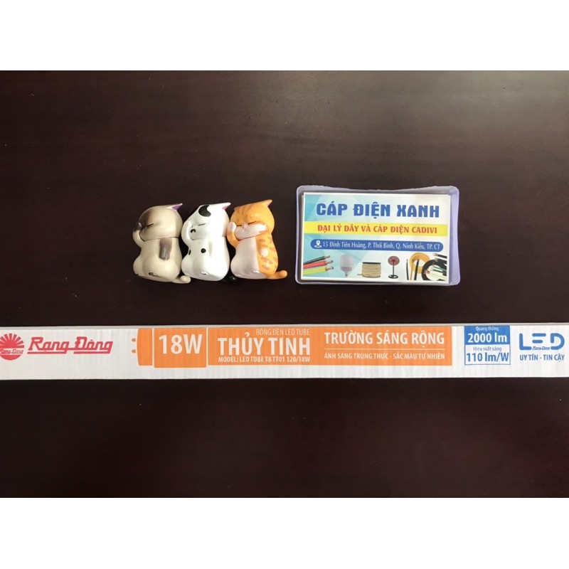 (Giá Sốc) Bộ Đèn Led Tuýp Bán Nguyệt Rạng Đông - Bộ Led Thuỷ Tinh - 60cm - 120cm - M26 - M21.1 Bảo Hành 1 Đổi 1