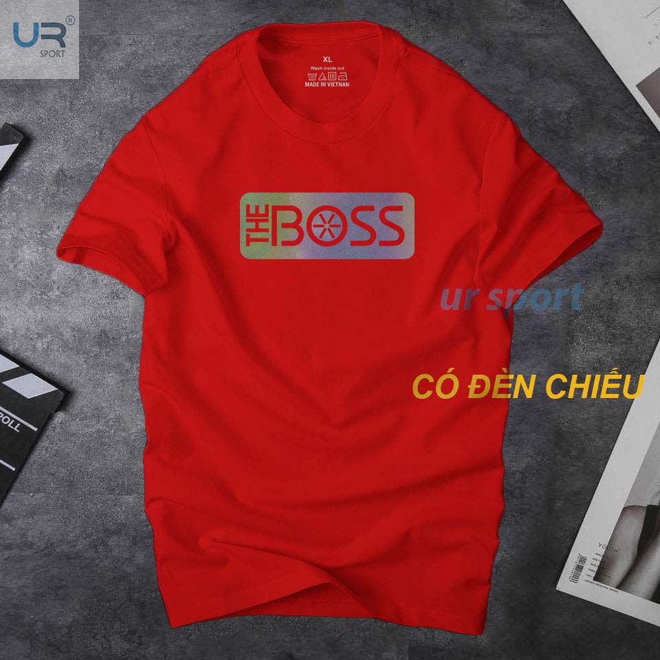 Áo thun nam cổ tròn Ursport B7 Phản quang 7 màu cao cấp - Chất vải cotton dầy dặn thoáng mát