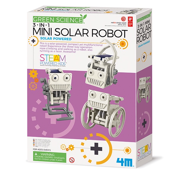 Robot Đồ Chơi Solar Mini Steam 4M Đồ Chơi Lắp Ráp Kích Thích Trí Tưởng Tượng Sự Tập Trung Cho Bé