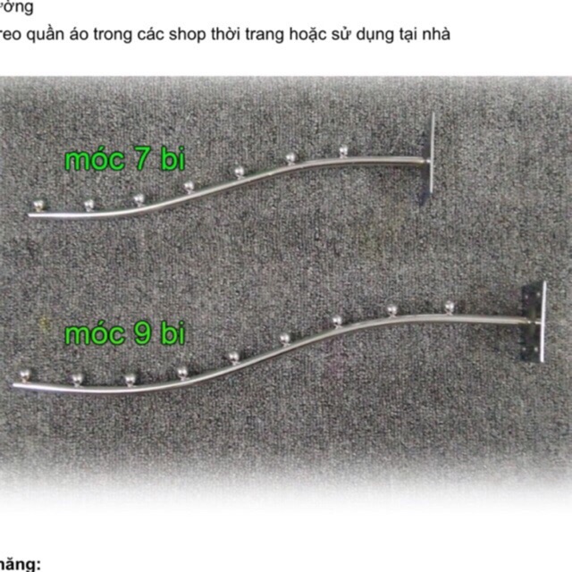 Mắc sắt 7 bi và 9 bi ( thanh lí)