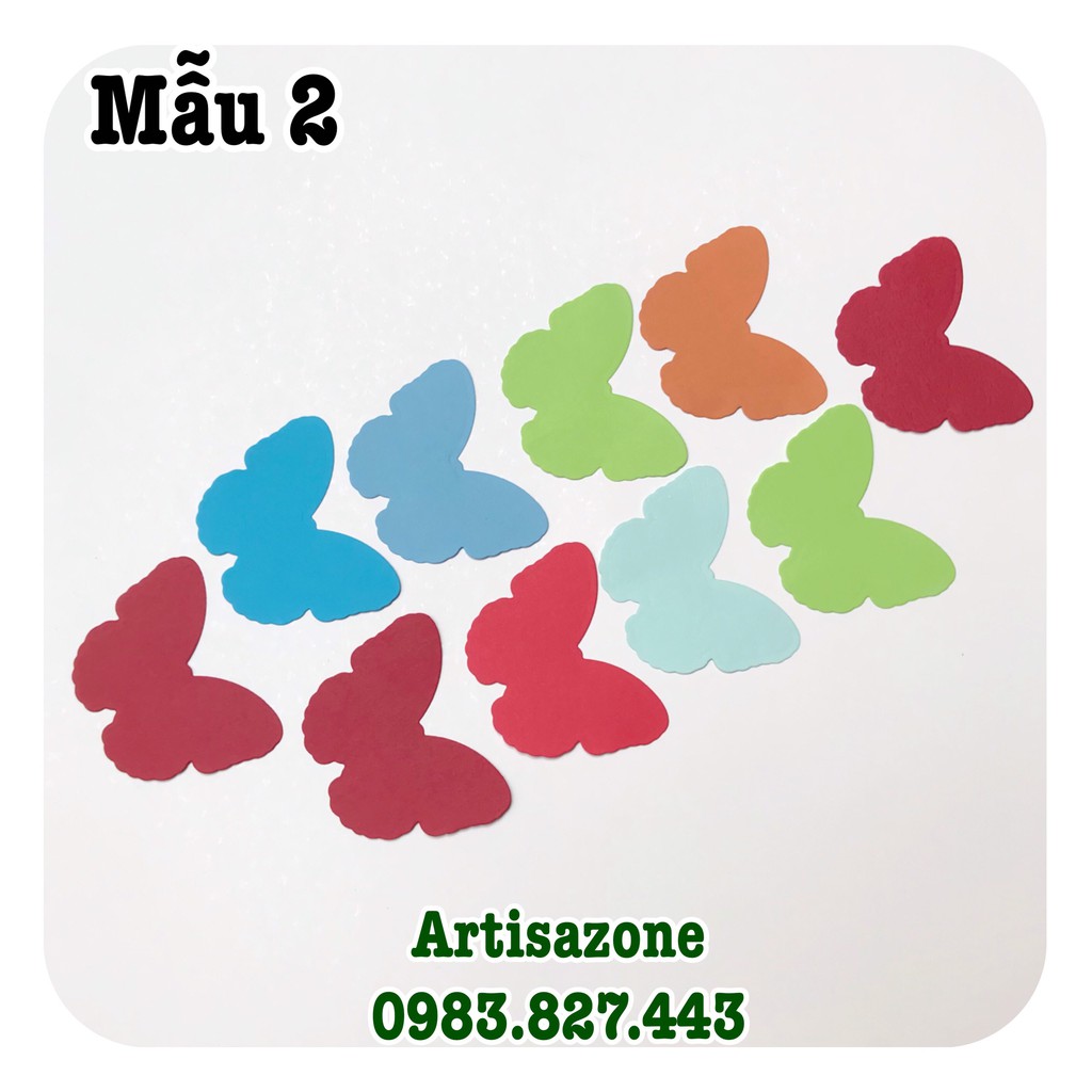 Bướm giấy size nhỏ - Trang trí scrapbook, album, love box, thiệp... -