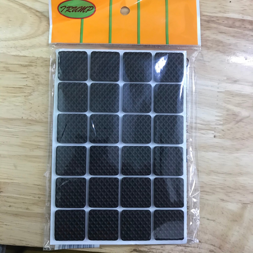 Combo Bộ Miếng Dán Lót Kê Chân Bàn Ghế Giường Tủ - Miếng dán Chống trượt