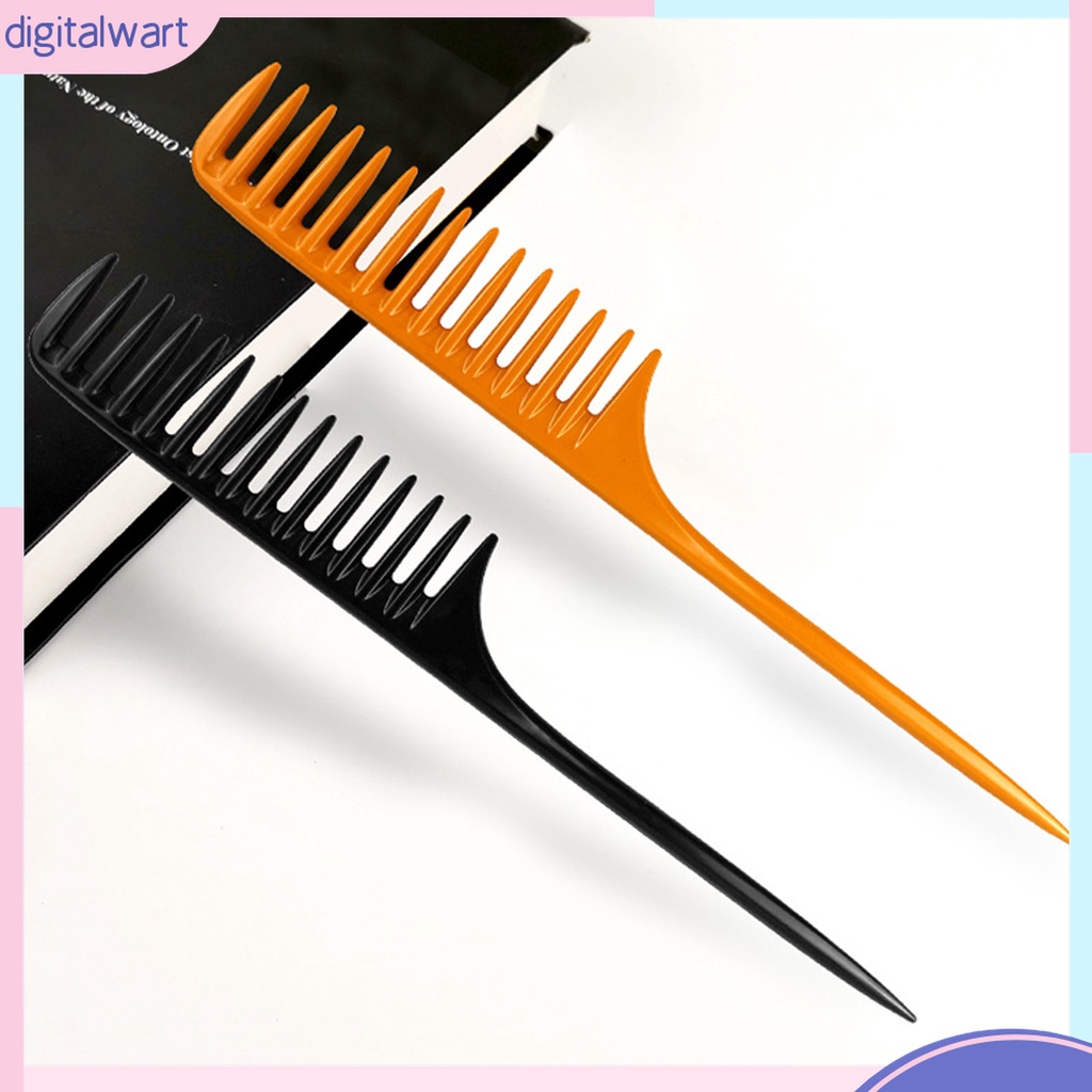 (digitalwart) Lược Nhựa Chống Tĩnh Điện Răng Lớn Tạo Kiểu Tóc