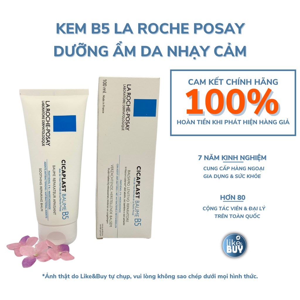 Kem B5 La Roche Posay, kem dưỡng ẩm cho da nhạy cảm loại 100ml - hàng nội địa LikeandBuy