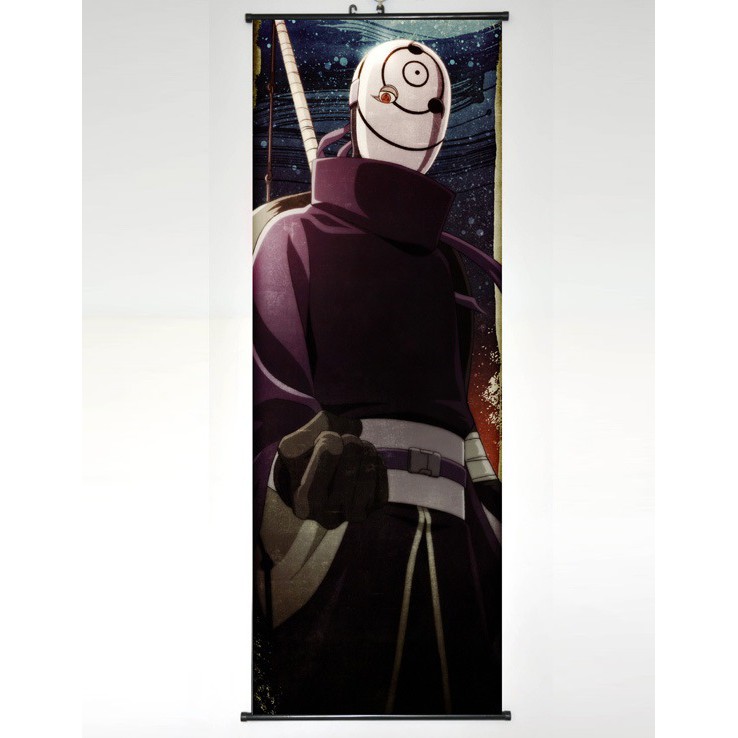 Poster vải anime Obito 45x125 - Naruto - tranh vải