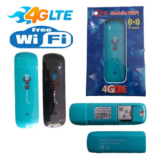 [XÃ KHO] USB MODEM PHÁT WIFI CHUẨN 4G TỪ SIM FB-LINK, HSPA, DONGLE [HCM]