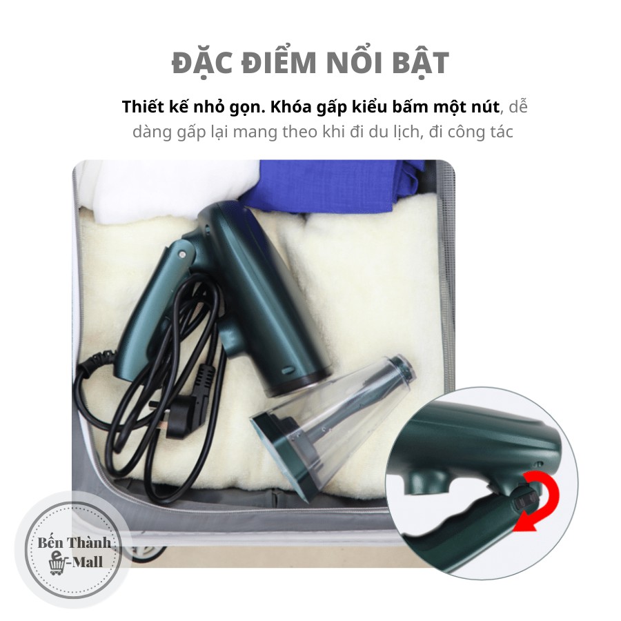 [CS 1500W] Bàn ủi hơi nước cầm tay Garment Steamer [Thế hệ mới]