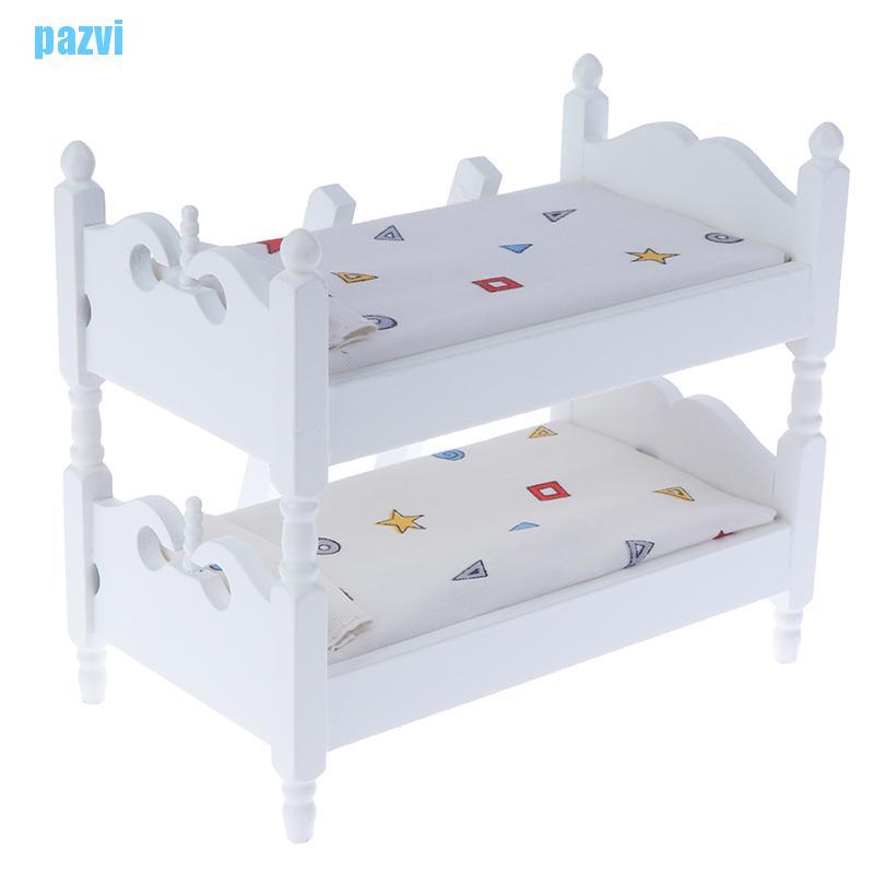 Giường Ngủ Mini Tỉ Lệ 1: 12 Cho Nhà Búp Bê