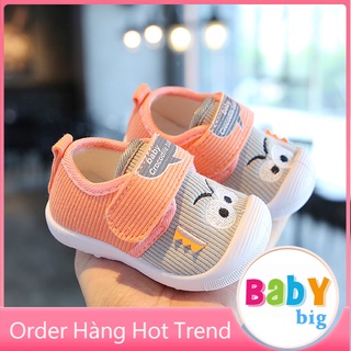 Giày lười đế cao su mềm cho bé mới tập đi từ 0-2 tuổi siêu chống trượt