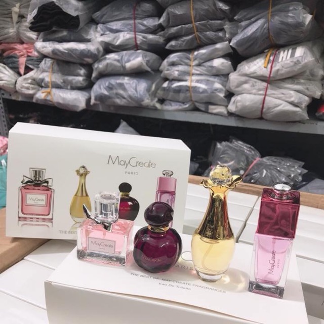 Sét 4 lọ nước hoa MayCreate