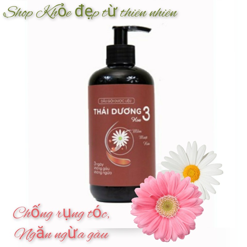 DẦU GỘI DƯỢC LIỆU THÁI DƯƠNG 3 HƯƠNG HOA 480ml (CHÍNH HÃNG SAO THÁI DƯƠNG 100%)