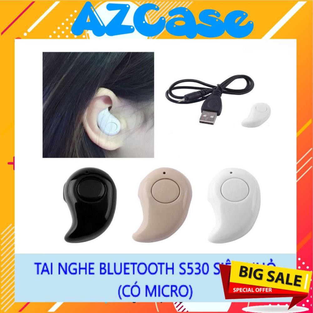 Tai Nghe Bluetooth S530 Nhét Tai V4.1 Ear-Pod Siêu Nhỏ Có Nghe Nhạc