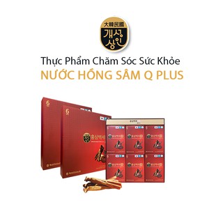 Nước hồng sâm nhung hươu Q Plus Hàn quốc (30 gói x 50ml) kèm túi đựng