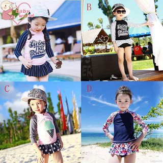 Áo bơi + váy bơi xinh xắn cho bé gái