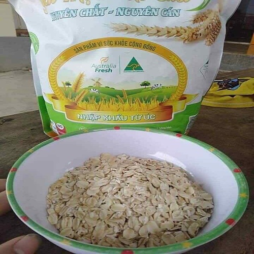 Bột yến mạch Úc tươi nguyên chất - nguyên cán 1kg