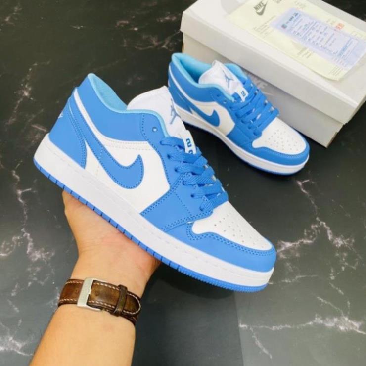 Giày Jordan  thâp cổ , Giày Jordan  trắng xanh dương siêu đẹp giá siêu rẻ nam nữ thời trang full size 36-43.fuill boxbil | BigBuy360 - bigbuy360.vn