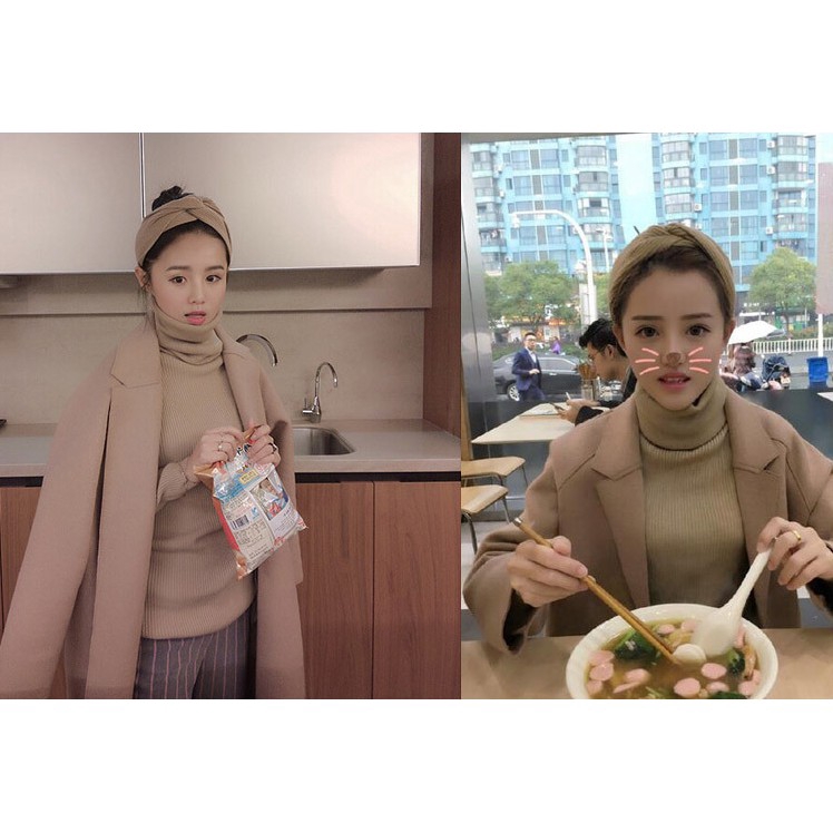 Dây Buộc Tóc Đan Chéo Thời Trang Hàn Quốc