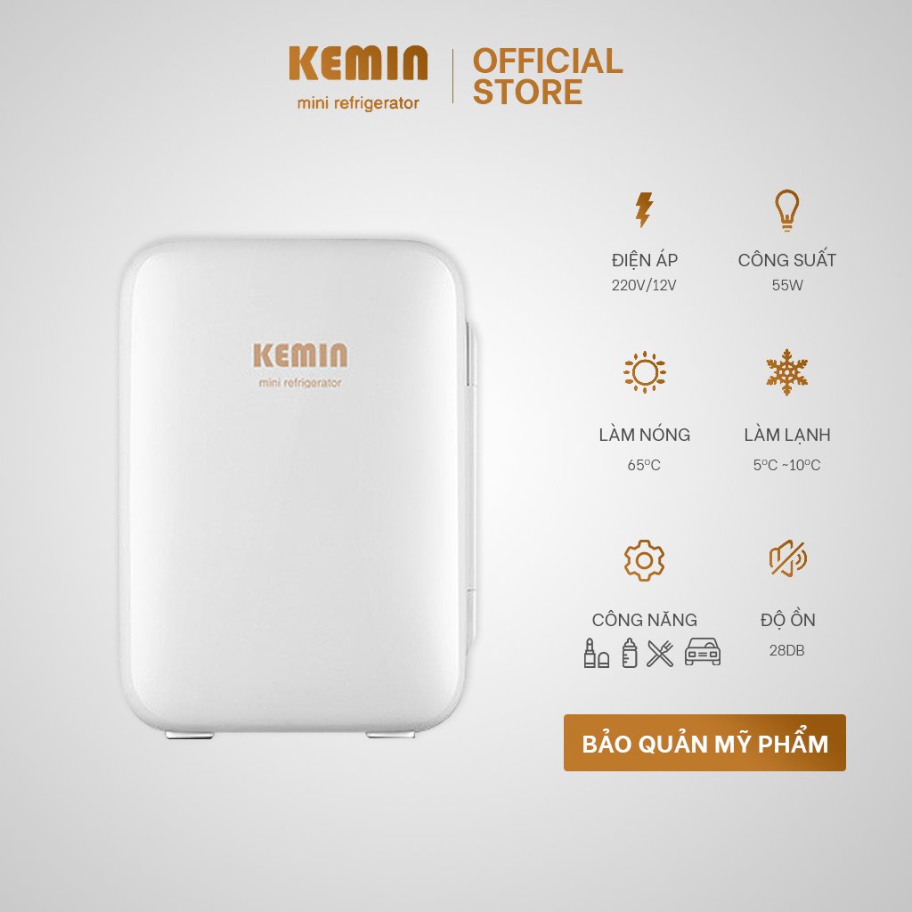 Tủ lạnh mini KEMIN 10L chính hãng