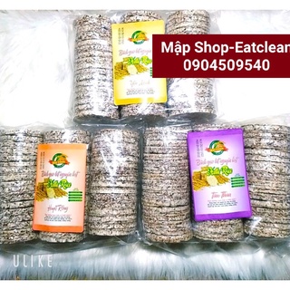 Bánh gạo lứt nguyên hạt ăn liền Hellorice gồm 3 vị: huyết rồng/tím than/yến mạch dành ăn kiêng,giảm cân