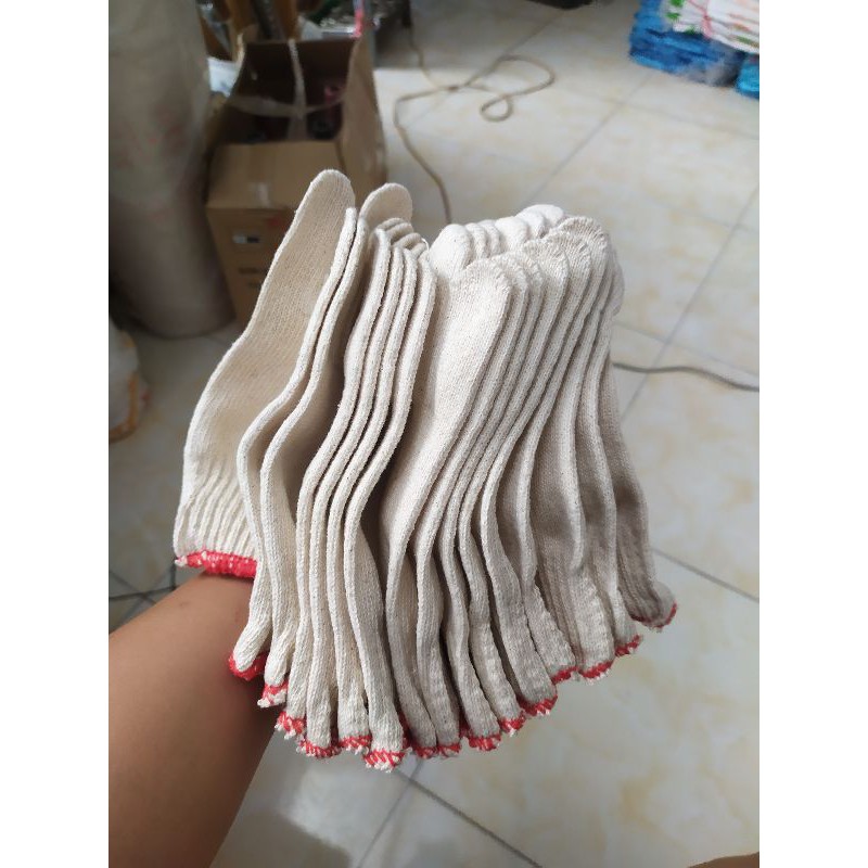 GĂNG TAY VẢI LAO ĐỘNG NAM NỮ bảo vệ đôi tay