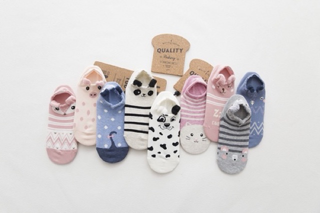 Set 16 đôi - 16 mẫu tất tai thú