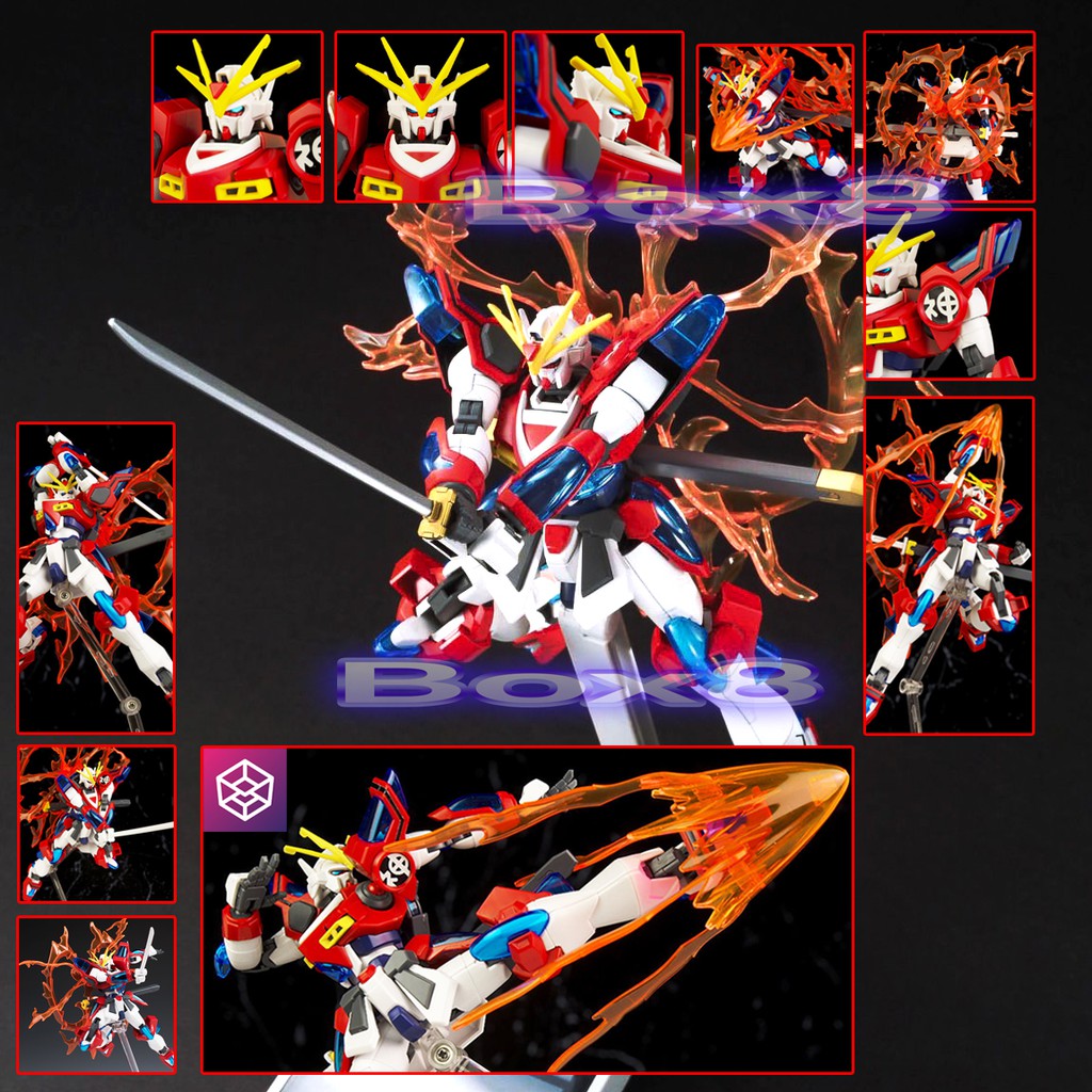 Mô hình Gundam Bandai HG 043 Kamiki Burning Gundam 1/144 Build Fighters Try