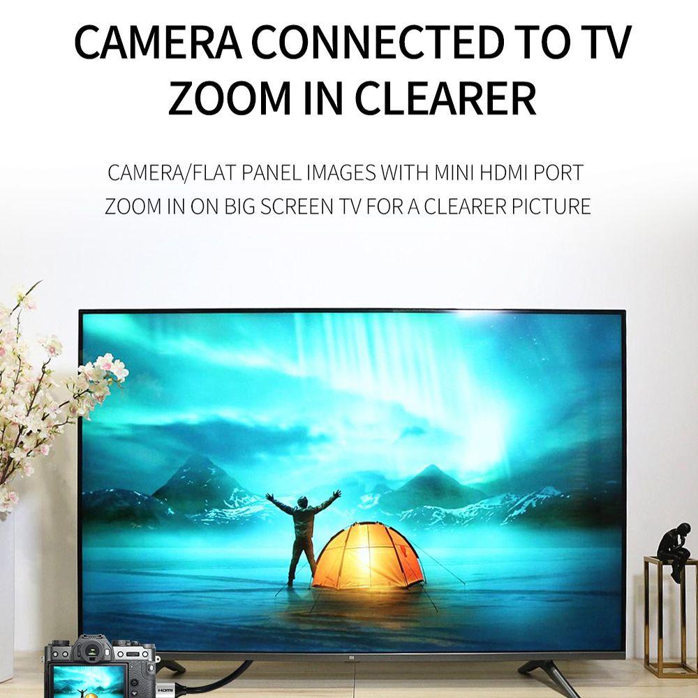 MAYSHOW Cáp ChuyểN ĐổI Âm Thanh Mini HDMI Sang HDMI TốC Độ Cao 4K 1080P