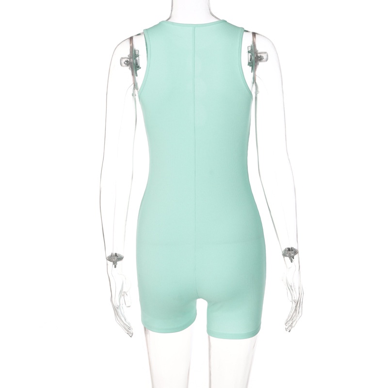 Jumpsuit Sát Nách Cổ Tròn Thiết Kế Hợp Thời Trang Cho Phái Nữ
