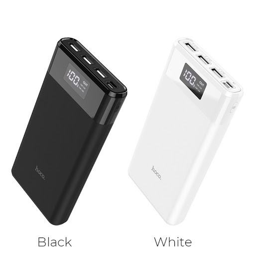 Pin sạc dự phòng Hoco B35E dung lượng khủng 30000mAh, 3 đầu ra cân bằng thông minh cho phép sạc nhiều thiết bị cùng lúc