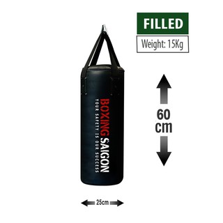 Bao cát đấm bốc Boxing Saigon 0.6m - Đen