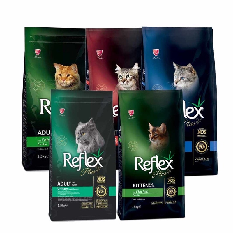 1.5kg - Thức ăn hạt Reflex Plus dành cho mèo từ Thổ Nhĩ Kì, thức ăn mèo con, mèo lớn, adult, kitten Kitty Pet Shop