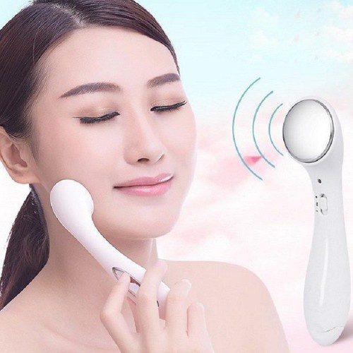 Máy massage mặt - ion cầm tay - kích trắng da - thẩm thấu kem dưỡng