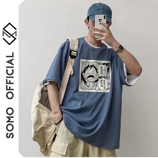 Áo thun tay lỡ SOMO unisex phông form rộng Mũ Rơm nam nữ ulzzang SM16