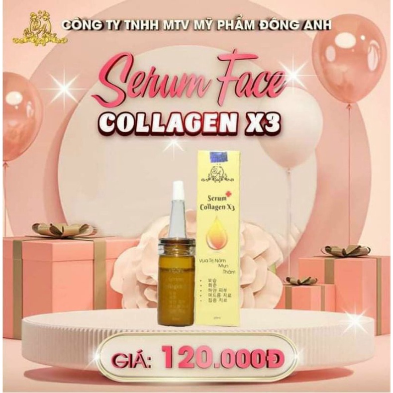 Serum nám X3 Đông Anh - Serum nám X3 collagen 20ml CHÍNH HÃNG CÔNG TY