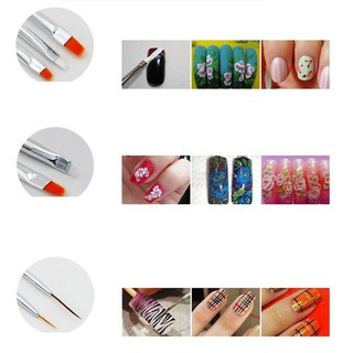 15 Chiếc Cọ Vẽ Làm Móng Tay Nghệ Thuật