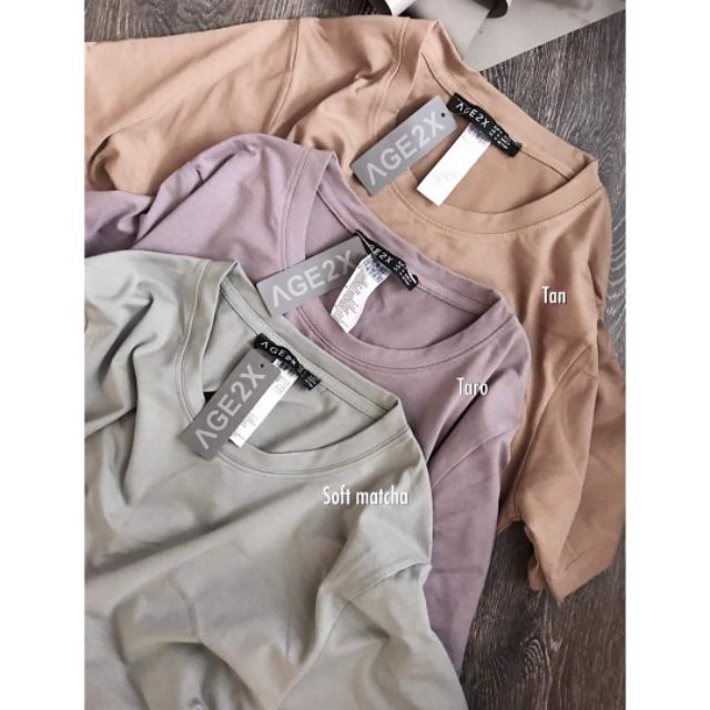 Áo thun nam nữ #Age2x màu số 24 - 25 - 26 | BigBuy360 - bigbuy360.vn