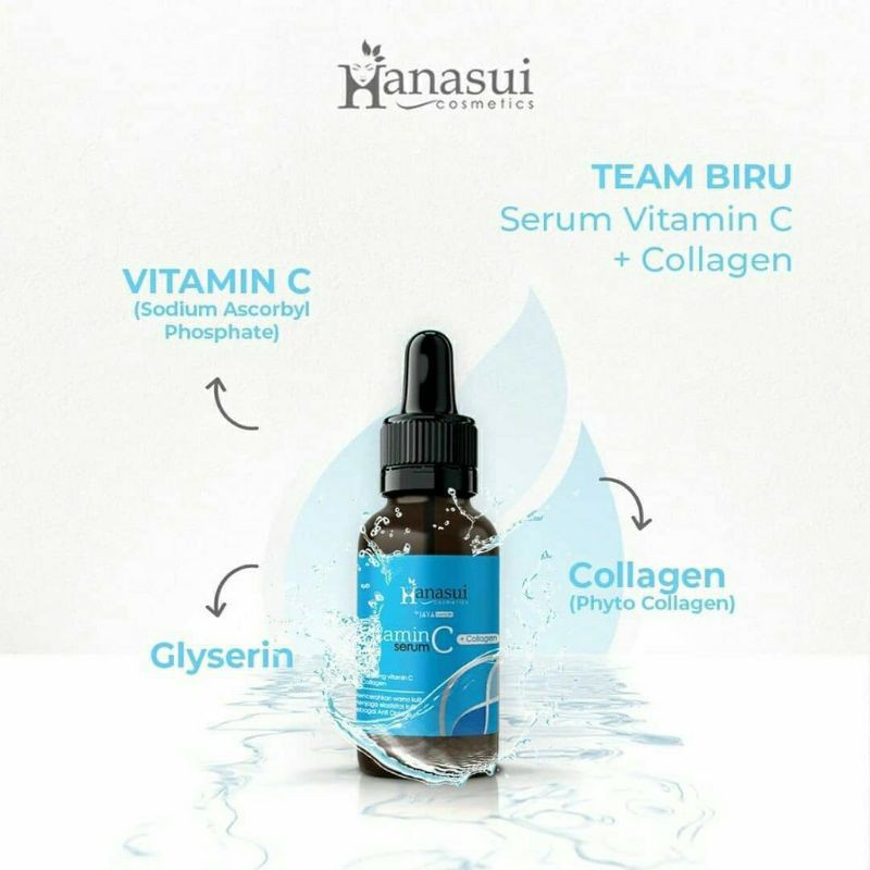 (Hàng Mới Về) Serum Trị Mụn Hanasui Chiết Xuất Collagen Làm Trắng Da