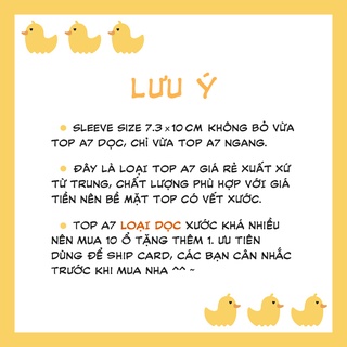 Toploader đựng ảnh photocard Kpop size A7 ngang / dọc