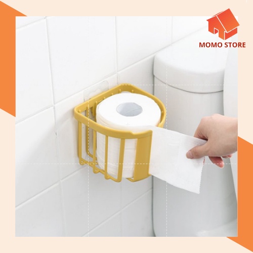 Giỏ đựng giấy vệ sinh dán tường hộp đựng giấy vệ sinh dán tường đa năng tiện lợi