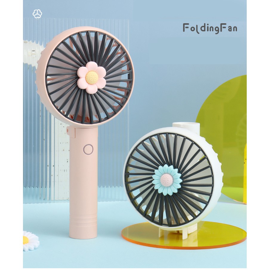 Quạt mini cầm tay DianDi Hoa Hướng Dương 2188 có thể gập gọn,pin sạc nhiều lần,quạt điện cầm tay | BigBuy360 - bigbuy360.vn